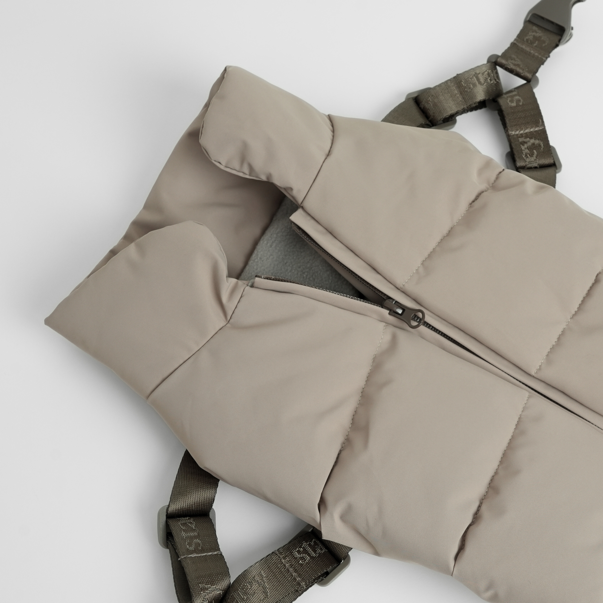 Vera Płaszcz dla psa w. Uprząż | Piasek