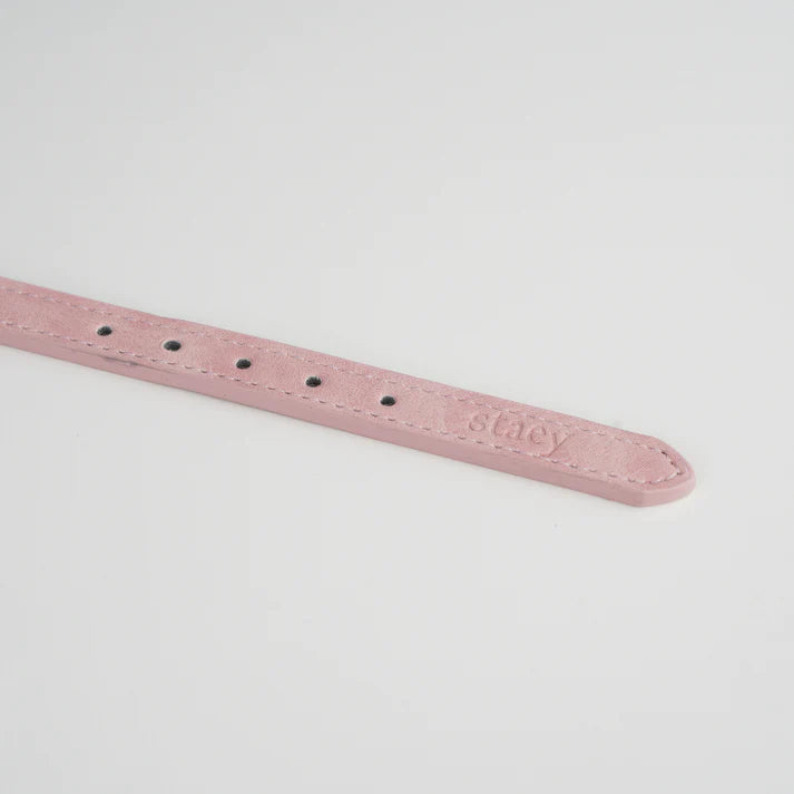 Grace Leather Dog Collar | Dusty Rose