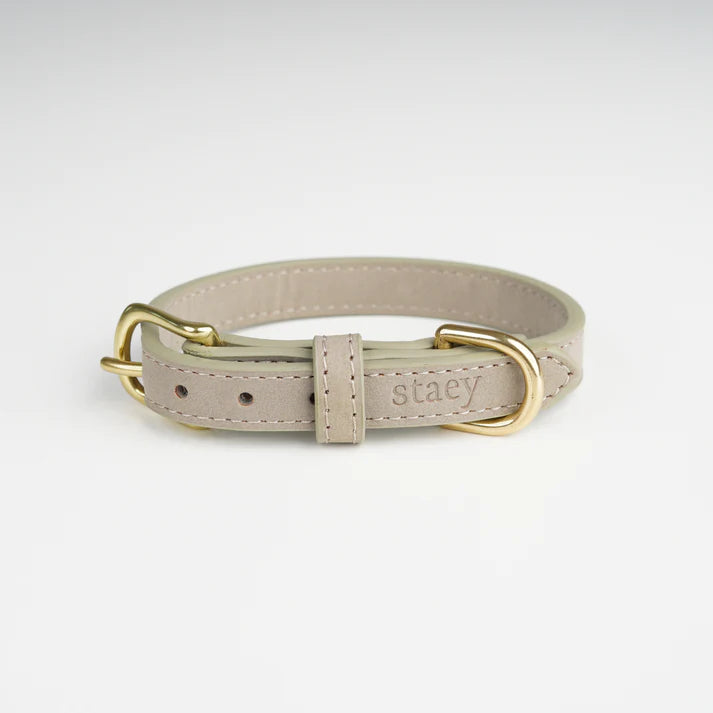 Grace Leather Dog Collar | Nature