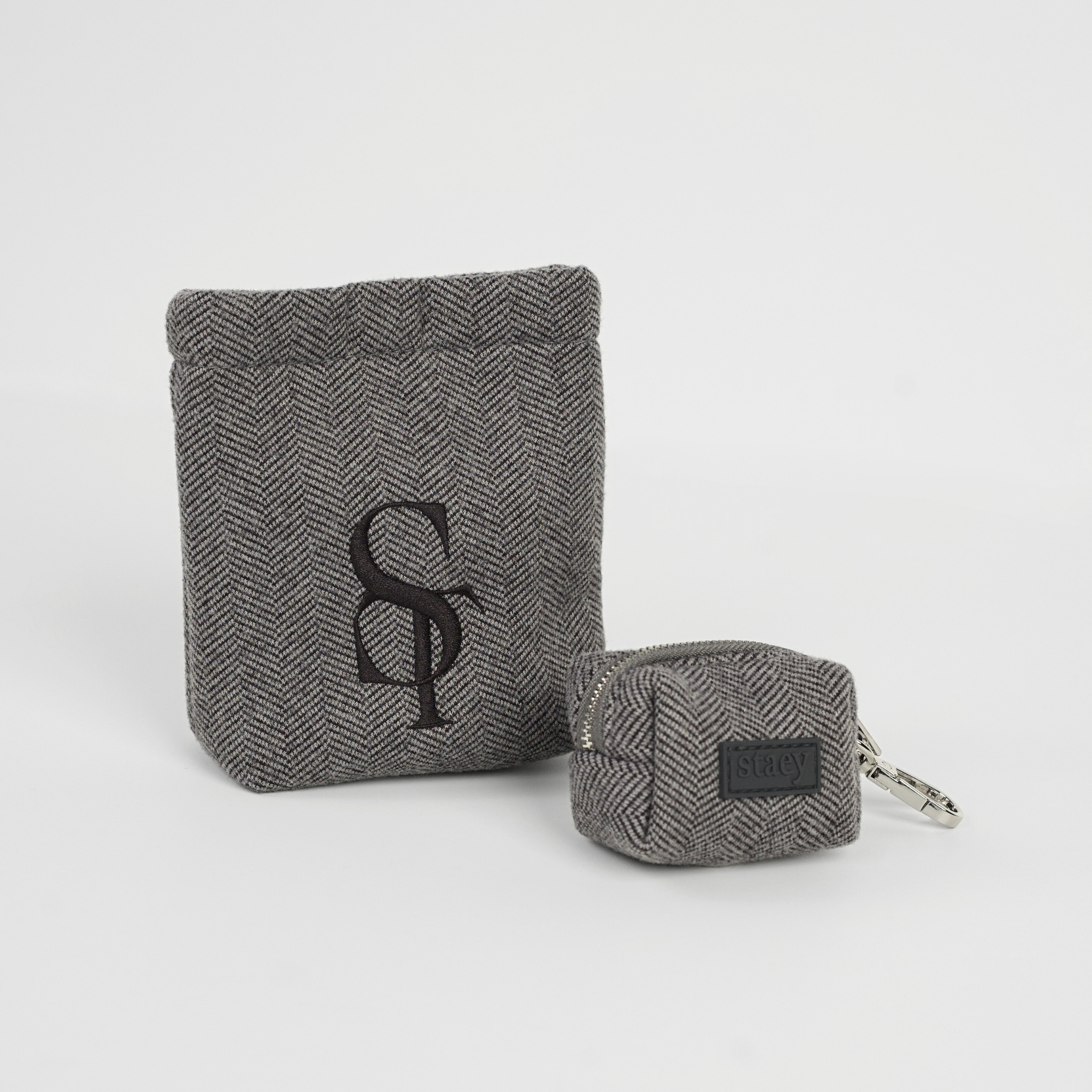 Torba na przysmaki Elma z. Uchwyt na worek na śmieci | Zakurzony błękit