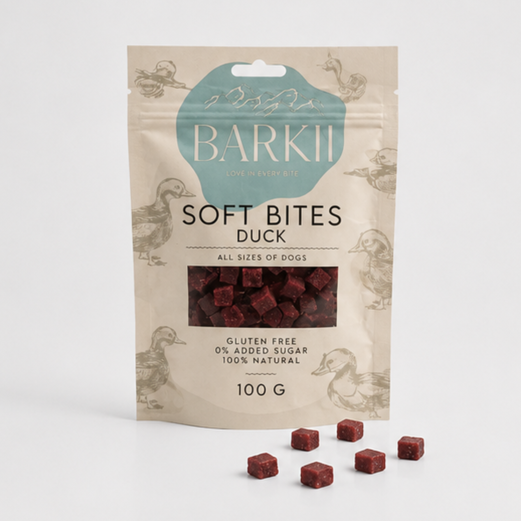 Smakołyki szkoleniowe Barkii | Kaczka | 100 g.