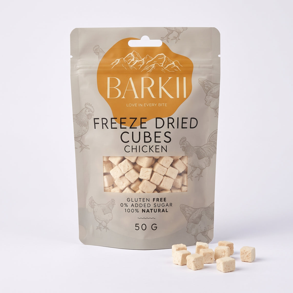 Liofilizowane smakołyki Barkii | Kurczak | 50 g.