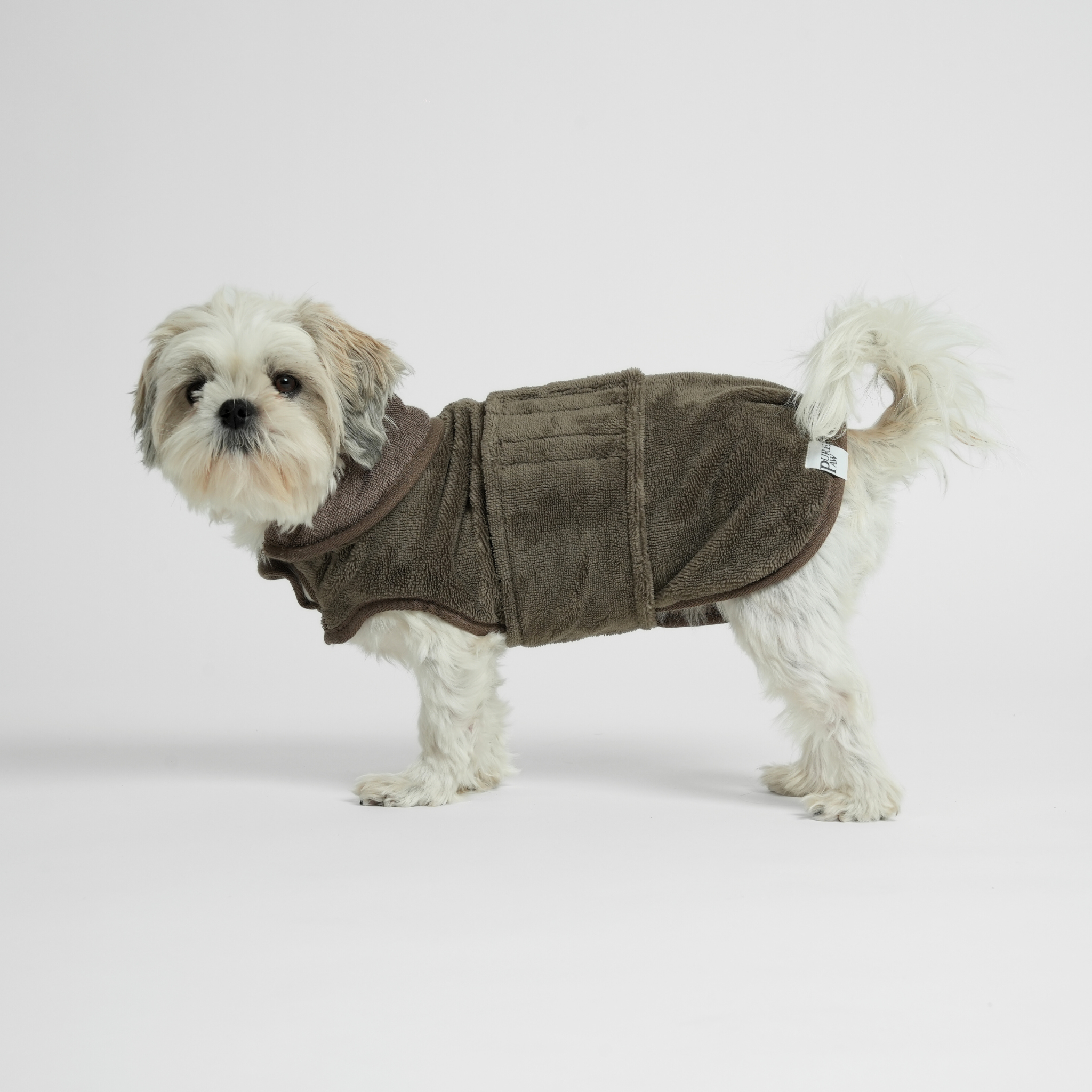 Szlafrok bambusowy PurePaw do suszenia