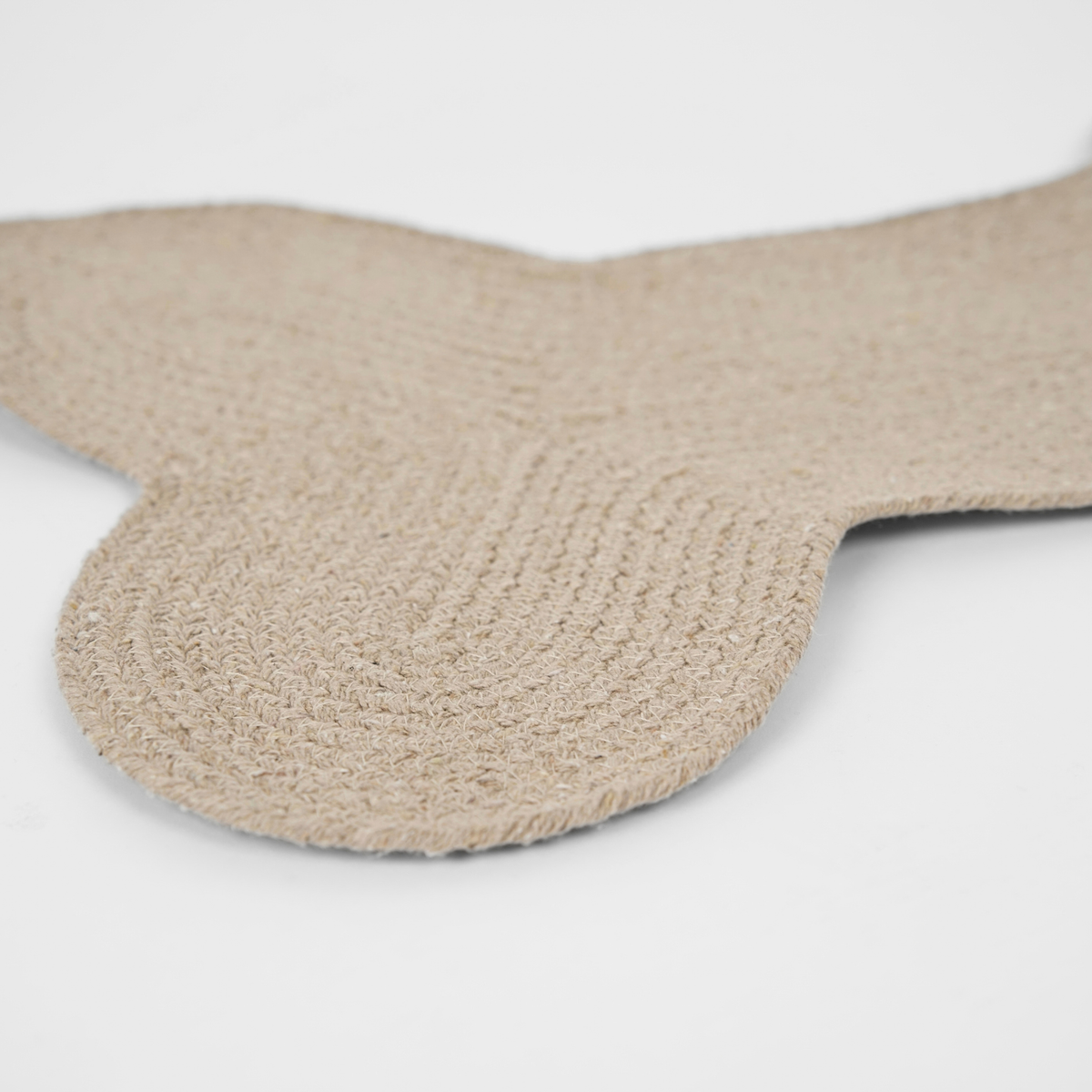 Elli - Braided Bone Feeding Mat - Sand