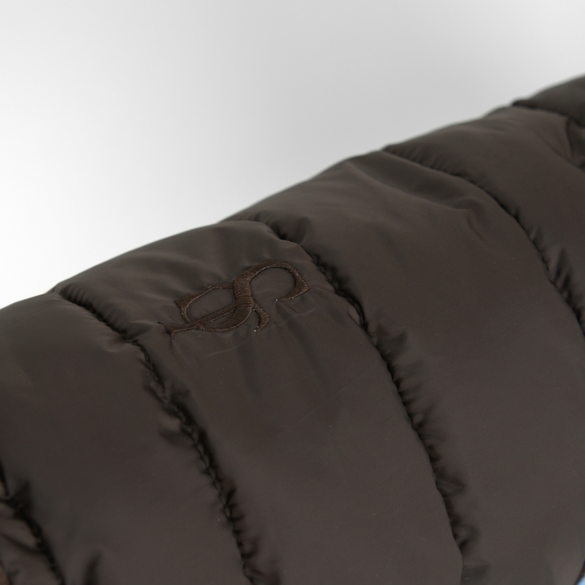 Nora Dog Coat | Espresso/Sky Blue