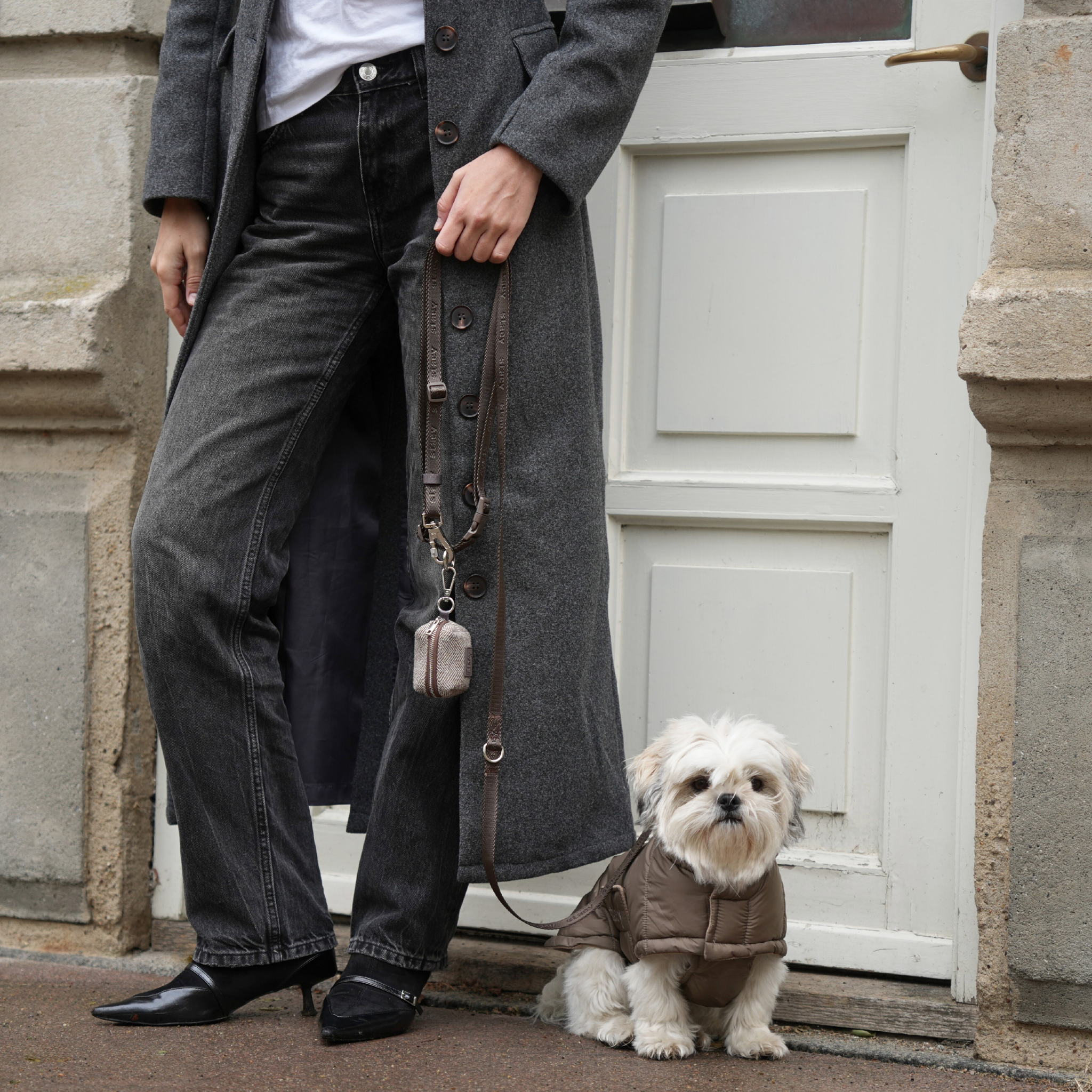 Nora Płaszcz dla psa | Taupe