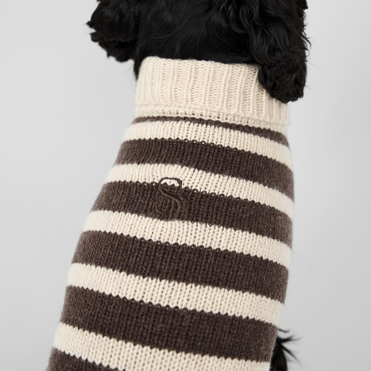 Sweter dla psa Liva | Oat/Espresso