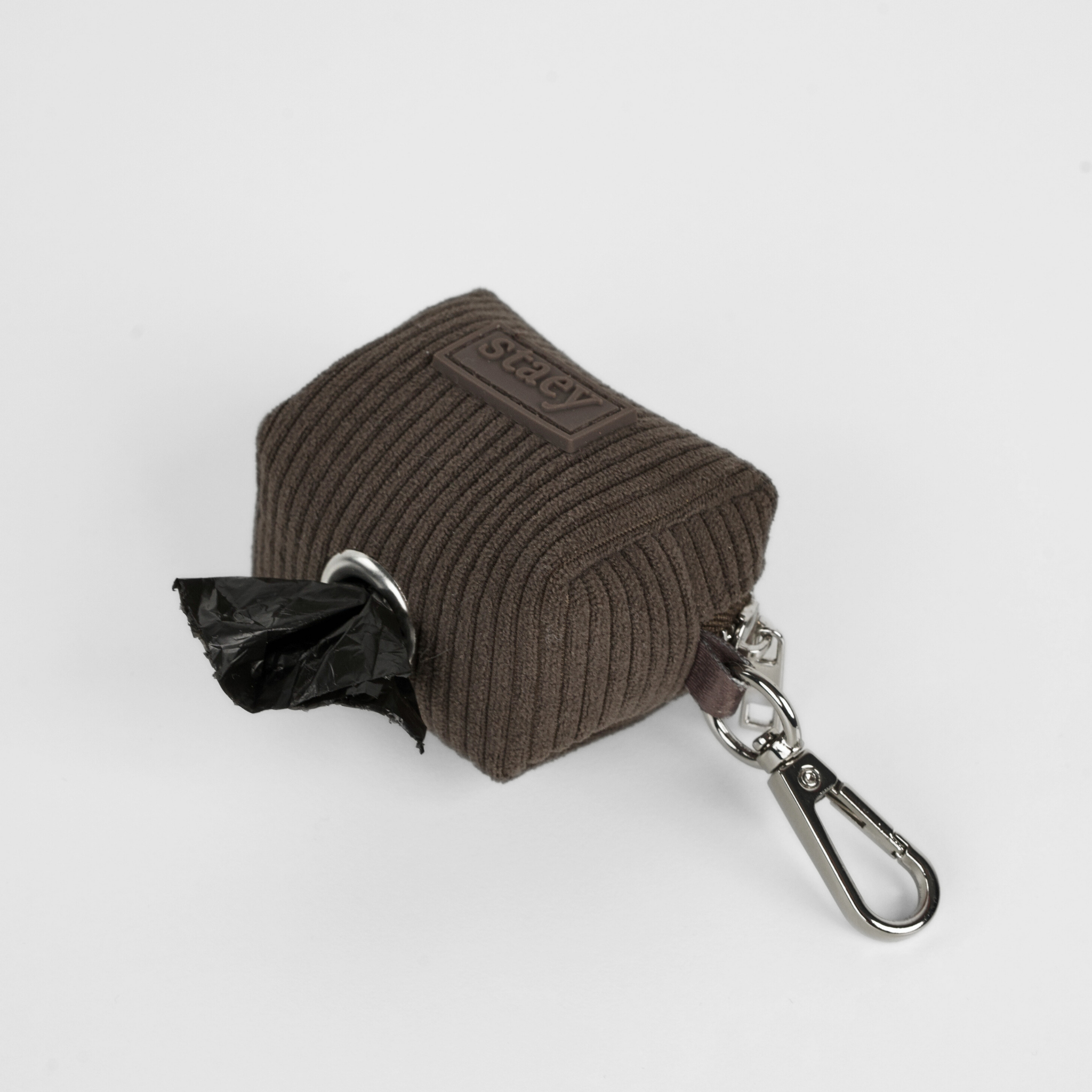 Elma Poop Bag Holder | Dark Oak