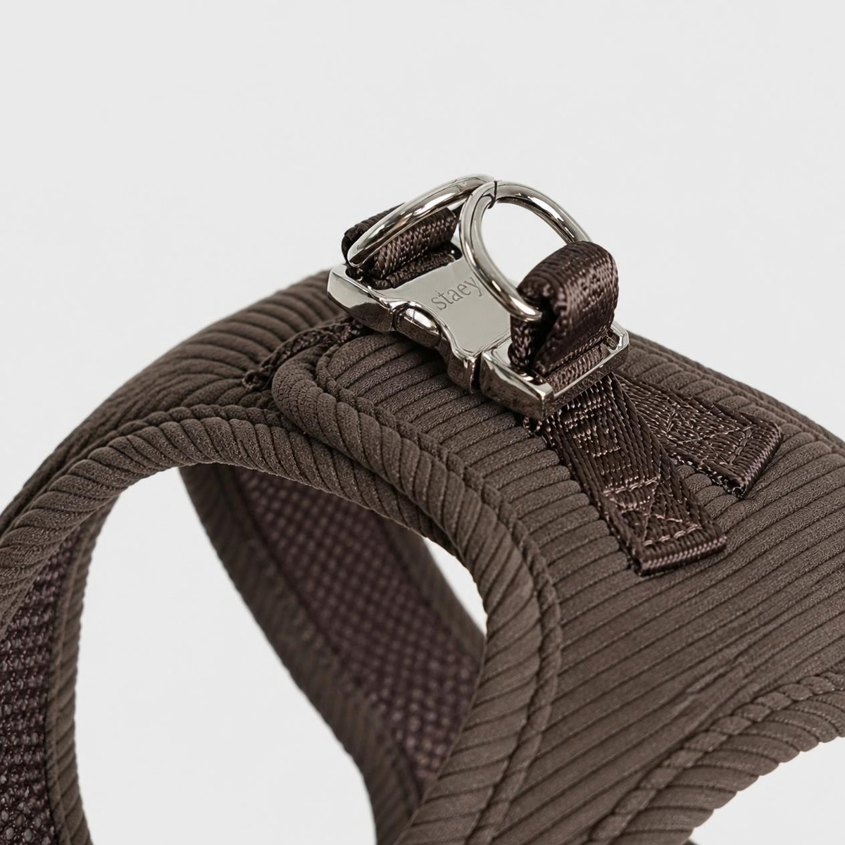 Szelki dla psa typu step-in Saga Corduroy | Dark Oak